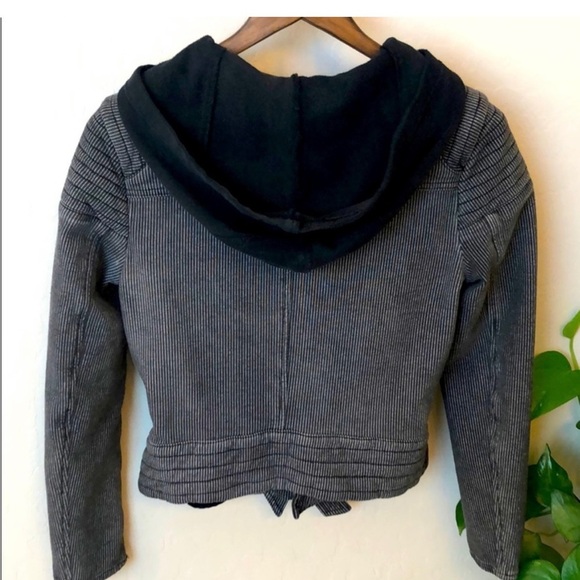 Free people Moto biking jacket sz small - Picture 4 of 9